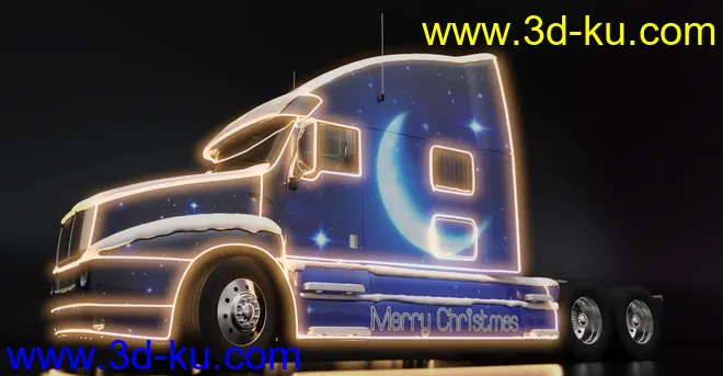 Christmas Truck模型的图片6
