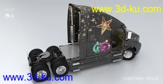 3D打印模型Christmas Truck的图片