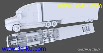 3D打印模型Christmas Truck的图片