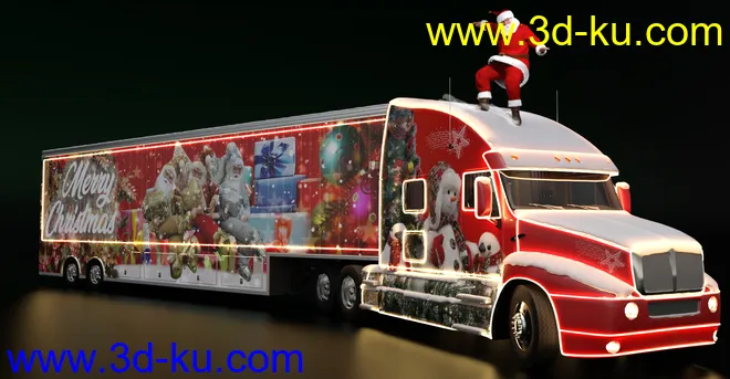 Christmas Truck模型的图片10