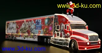 3D打印模型Christmas Truck的图片