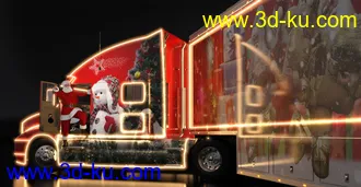 3D打印模型Christmas Truck的图片