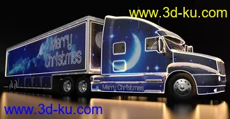 3D打印模型Christmas Truck的图片