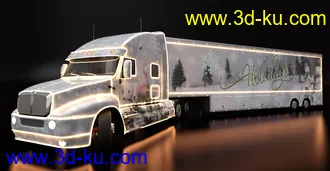 3D打印模型Christmas Truck的图片