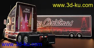 3D打印模型Christmas Truck的图片