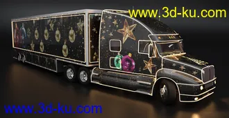 3D打印模型Christmas Truck的图片