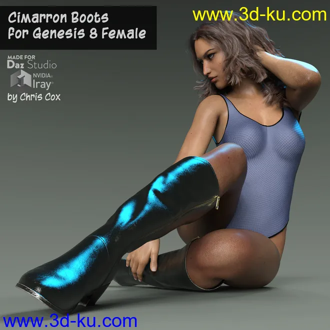 Cimarron Boots for G8F模型的图片1