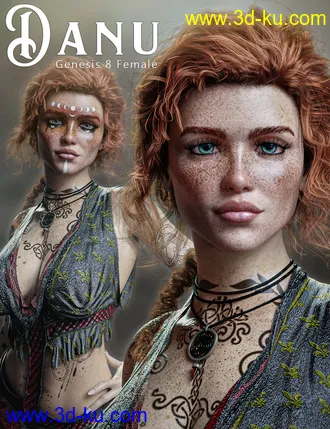 3D打印模型CJ Danu For Genesis 8 Female的图片