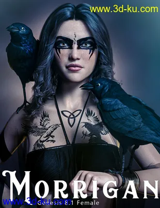 3D打印模型CJ Morrigan For Genesis 8.1 Female的图片