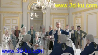 3D打印模型Classical Orchestra Props and Poses for Genesis 8 and 8.1的图片