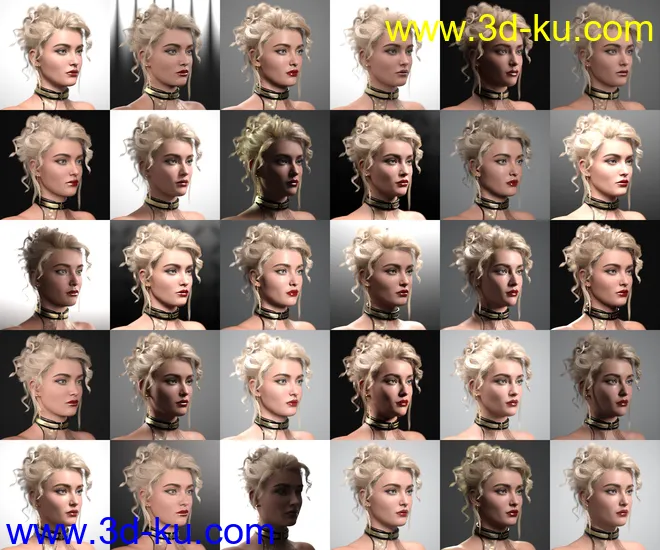Click N' Render - Black and White Edition - IBL Set模型的图片5