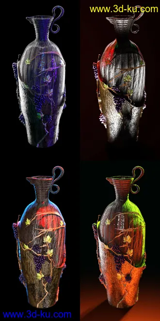 3D打印模型Click N' Render - Spooky Edition - IBL Set的图片