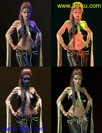 3D打印模型Click N' Render - Spooky Edition - IBL Set的图片