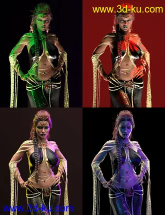 3D打印模型Click N' Render - Spooky Edition - IBL Set的图片