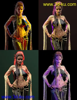 3D打印模型Click N' Render - Spooky Edition - IBL Set的图片