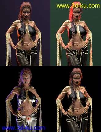 3D打印模型Click N' Render - Spooky Edition - IBL Set的图片