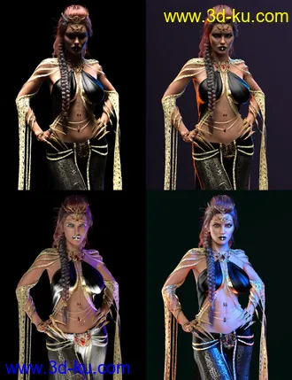 3D打印模型Click N' Render - Spooky Edition - IBL Set的图片