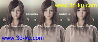 3D打印模型CNB DI Rainy Koo HD for Genesis 8.1 Female的图片