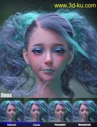 3D打印模型CNB DI Rainy Koo HD for Genesis 8.1 Female的图片