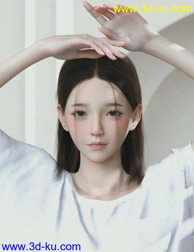 CNB DI Rainy Koo HD for Genesis 8.1 Female模型的图片10