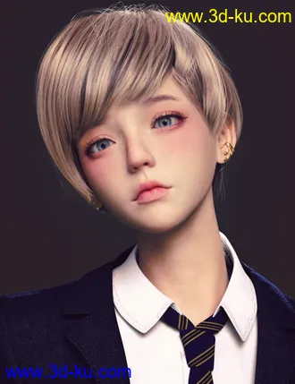 3D打印模型CNB DI Rainy Koo HD for Genesis 8.1 Female的图片