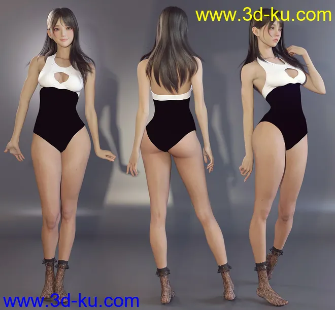 CNB DI Rainy Koo HD for Genesis 8.1 Female模型的图片14