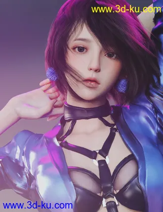 3D打印模型CNB DI Rainy Koo HD for Genesis 8.1 Female的图片