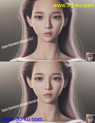 3D打印模型CNB DI Rainy Koo HD for Genesis 8.1 Female的图片