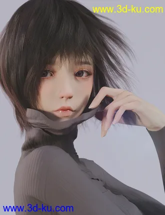 3D打印模型CNB DI Rainy Koo HD for Genesis 8.1 Female的图片