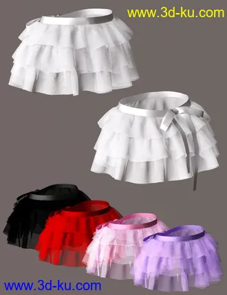 3D打印模型CNB Lace dForce Tulle for Genesis 8 and 8.1 Females的图片