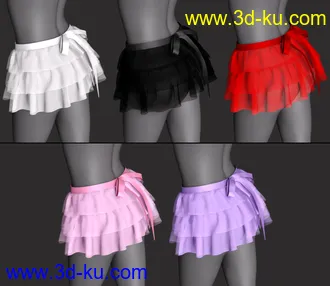 3D打印模型CNB Lace dForce Tulle for Genesis 8 and 8.1 Females的图片