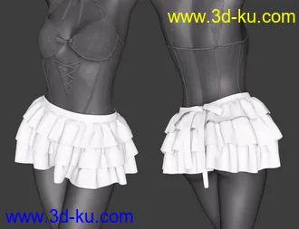 3D打印模型CNB Lace dForce Tulle for Genesis 8 and 8.1 Females的图片