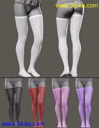 3D打印模型CNB Lace Stockings for Genesis 8 and 8.1 Females的图片
