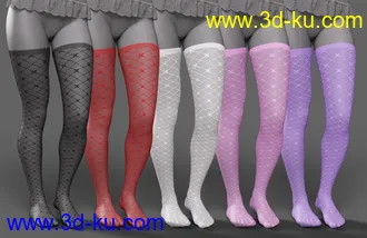 3D打印模型CNB Lace Stockings for Genesis 8 and 8.1 Females的图片