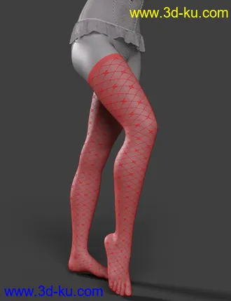 3D打印模型CNB Lace Stockings for Genesis 8 and 8.1 Females的图片