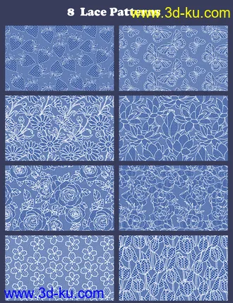 3D打印模型CNB Lace Tanga for Genesis 8 and 8.1 Females的图片