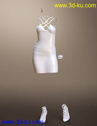 3D打印模型Coco Outfit for Genesis 8 Female(s)的图片