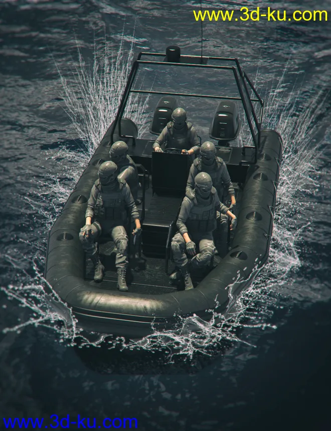 Commando Speed Boat模型的图片1