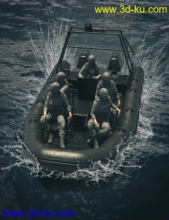 3D打印模型Commando Speed Boat的图片