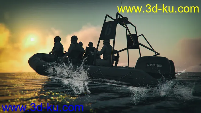 Commando Speed Boat模型的图片2