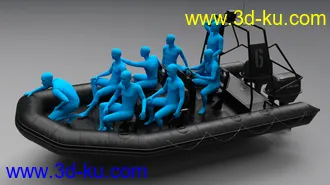 3D打印模型Commando Speed Boat的图片