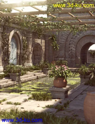 3D打印模型Contemplation Pool的图片