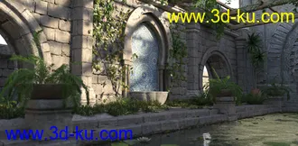 3D打印模型Contemplation Pool的图片