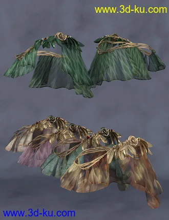 3D打印模型Copperwhirl dForce Skirt for Genesis 8 and 8.1 Females的图片