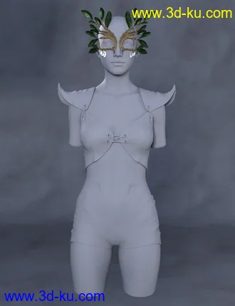 3D打印模型Copperwhirl Masks for Genesis 8 and 8.1 Females的图片