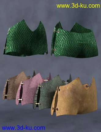 3D打印模型Copperwhirl Shorts for Genesis 8 and 8.1 Females的图片