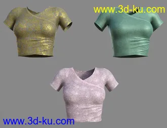 3D打印模型Cute and Simple Outfit for Genesis 8.1 Female的图片