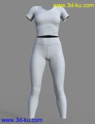 3D打印模型Cute and Simple Outfit for Genesis 8.1 Female的图片