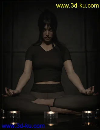 3D打印模型Cute and Simple Outfit for Genesis 8.1 Female的图片