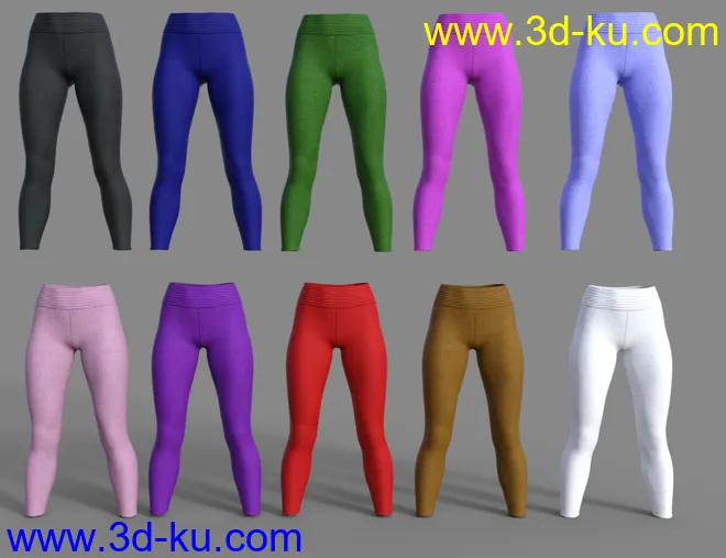 Cute and Simple Outfit for Genesis 8.1 Female模型的图片9